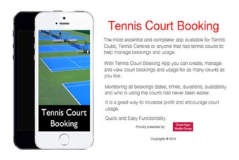 Imagen 0 para Tennis Court Booking App …