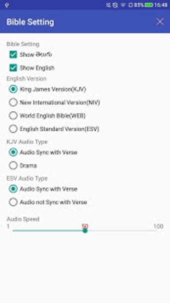 Imagen 1 para Telugu English Audio Bibl…