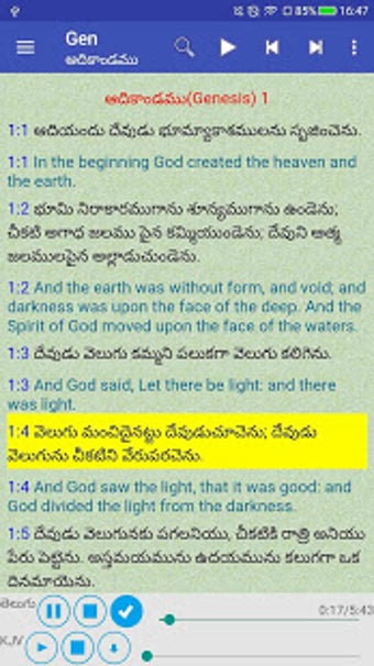 Imagen 0 para Telugu English Audio Bibl…