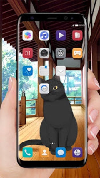 Imagen 0 para Black cat live wallpaper