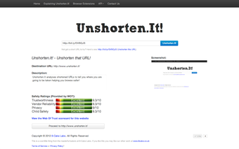 Imagen 0 para Unshorten.It for Chrome