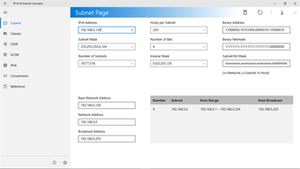Image 1 for IPv4/v6 Subnet Calculator