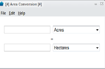 Image 0 for Area Conversion Calculato…