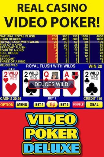 Image 0 for Video Poker Deluxe - FREE…