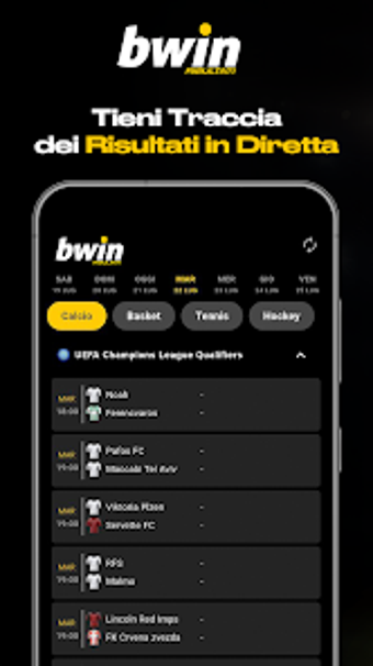 Image 0 for bwin Risultati Live