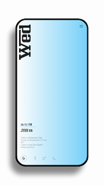 Image 1 for ocean klwp theme