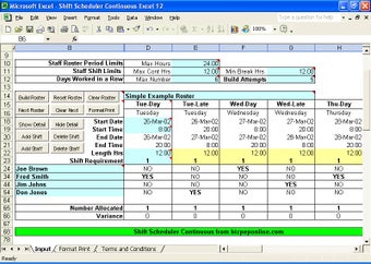 Imagen 0 para Shift Scheduler Continuou…