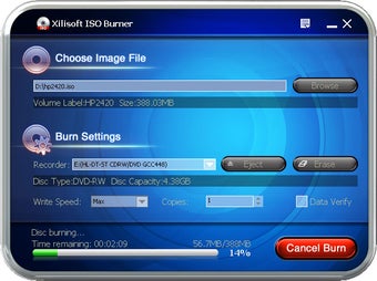 Image 0 for Xilisoft ISO Burner