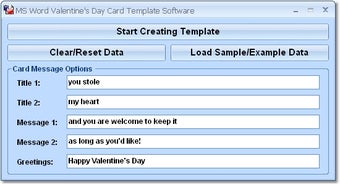 Image 0 for MS Word Valentine's Day C…