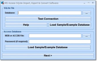 Imagen 0 para MS Access SQLite Import, …