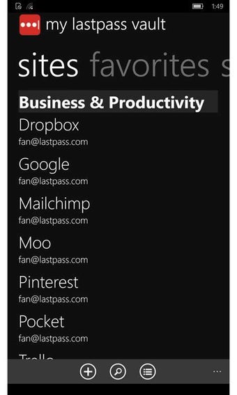 Image 1 for LastPass for Windows 10