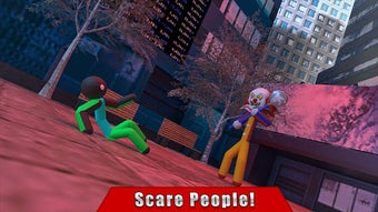 Image 0 for Scary Clown Stickman City…
