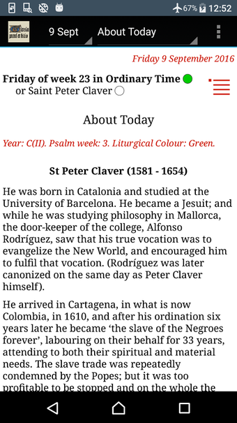 Image 0 for Catholic Calendar: Univer…