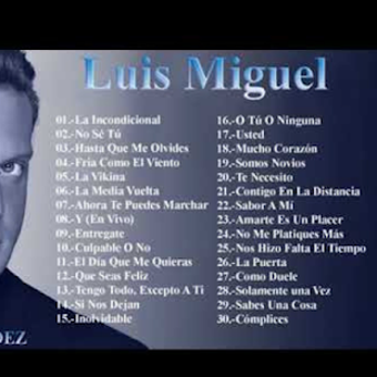 Image 0 for Luis Miguel Mp3