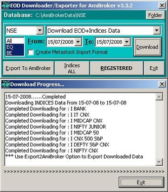 Image 0 for EOD2AmiBroker