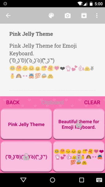 Image 1 for Pink Jelly Emoji Keyboard