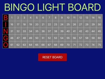 Image 0 for Bingo Light Board