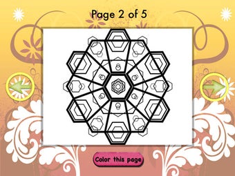 Image 0 for Coloring Pretty Mandala