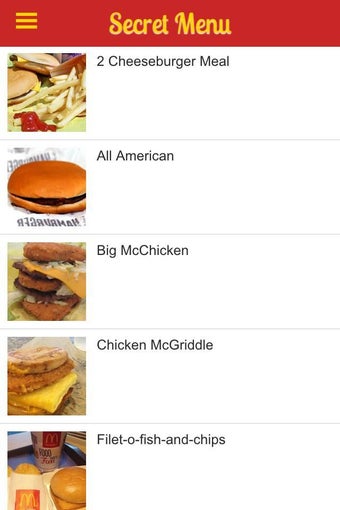 Image 1 for Secret Menu for McDonald'…
