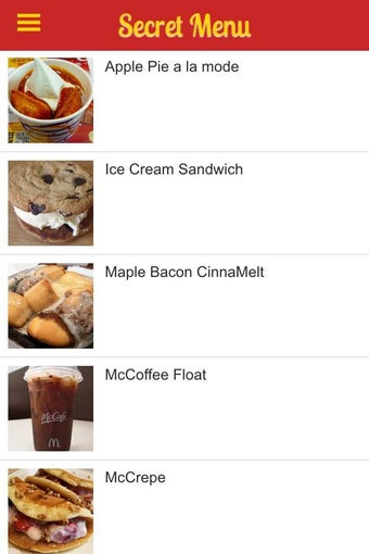 Image 0 for Secret Menu for McDonald'…