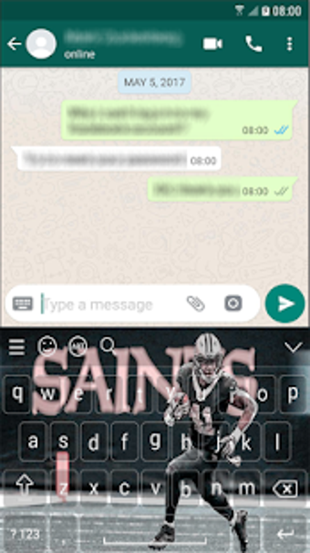 Image 0 for Alvin Kamara Saints Keybo…