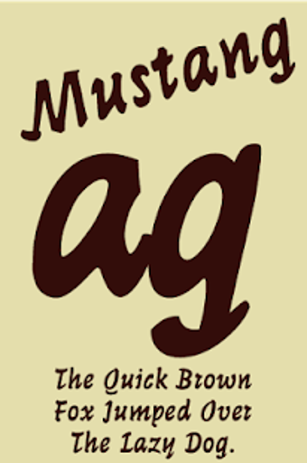 Image 0 for Mustang Pro FlipFont