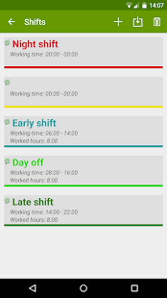 Image 1 for Shift Work Calendar (Flex…