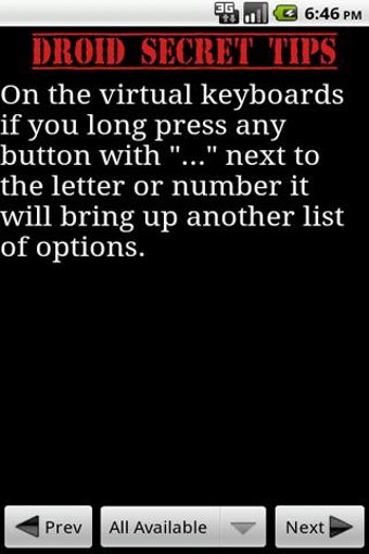Image 1 for Droid Secret Tips Pro