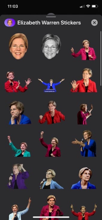 Image 0 for Elizabeth Warren Sticker …
