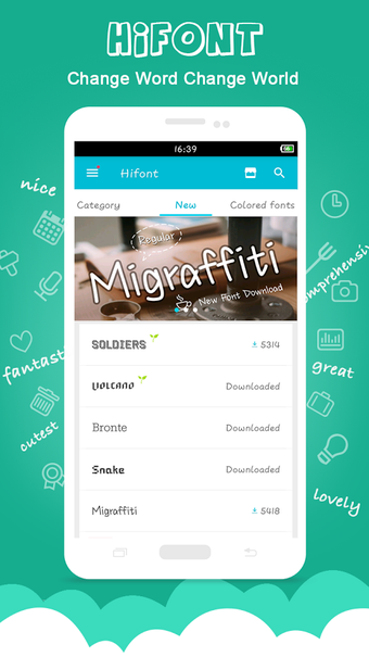 Imagen 1 para HiFont - Cool Font Text F…