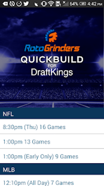 Image 2 for LineupHQ Express: DraftKi…