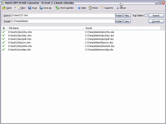 Image 1 for Batch CHM to Word Convert…