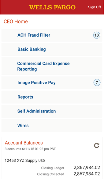 Image 1 for Wells Fargo CEO Mobile