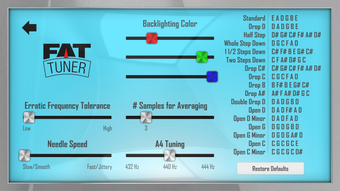Image 1 for Fat Tuner :: Guitar Tuner
