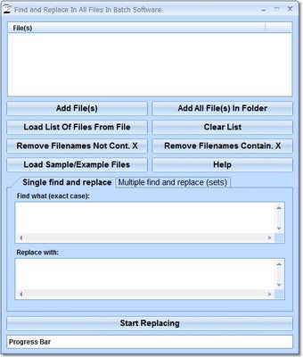 Imagen 0 para Find and Replace In All F…