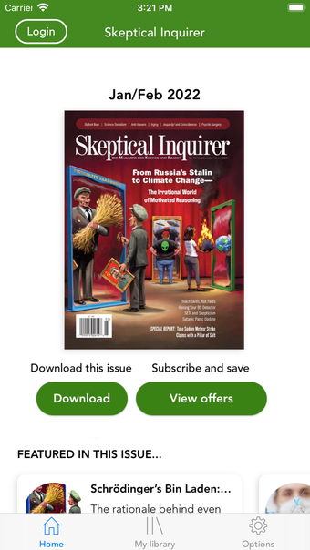 Imagen 0 para Skeptical Inquirer Magazi…