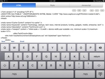 Imagen 0 para Mobile Markup - Code Edit…
