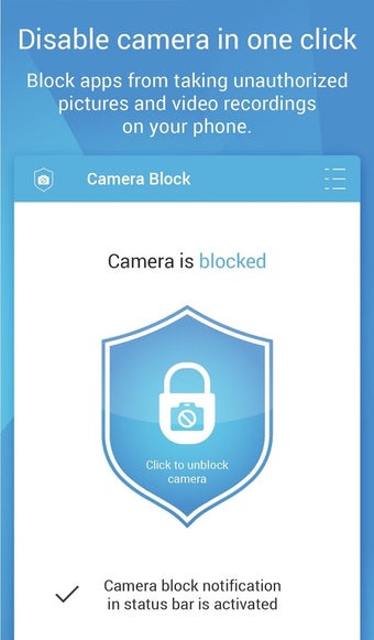 Imagen 1 para Camera Block Free - Anti …