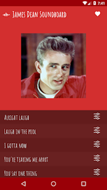 Image 1 for James Dean Soundboard