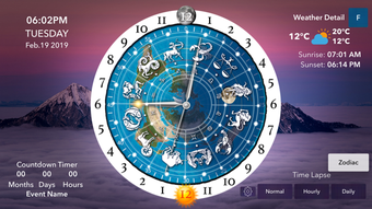 Image 3 for Flat Earth Sun & Moon Clo…
