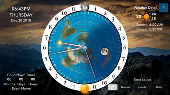 Image 3 for Flat Earth Sun & Moon Clo…