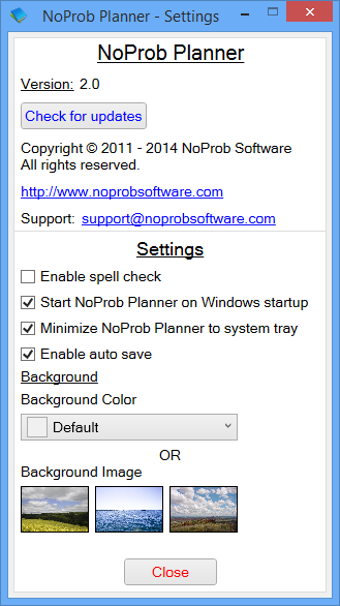 Image 2 for NoProb Planner