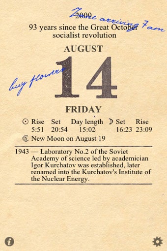 Image 0 for Tear-Off Calendar