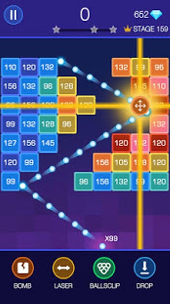 Imagen 3 para Bricks Breaker - Glow Bal…