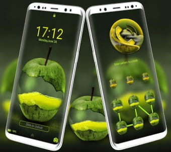Image 3 for Green Apple Launcher Them…