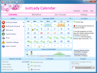 Image 0 for JustLady Calendar