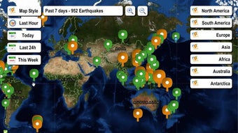 Imagen 1 para Live Earthquake Map