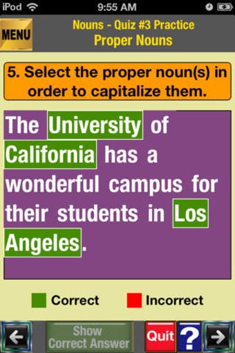 Image 0 for easyLearn Nouns in Englis…