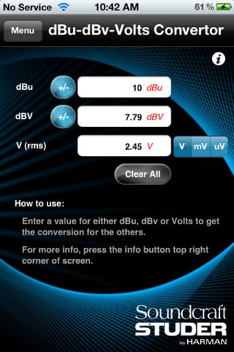 Image 1 for Audio Calc Toolkit