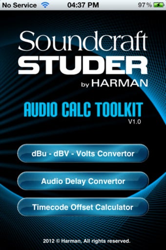 Image 0 for Audio Calc Toolkit